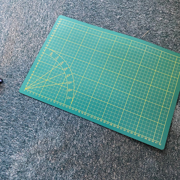 Rubber Leather Cutting Mat cutting mat tools 3 sizes green