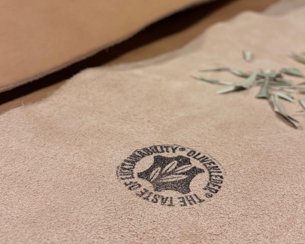 Olivenleder Jesse Vegetable Tanned Leather Panels - Natural