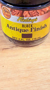 Fiebing’s Antique Finish Paste Black 4 oz | Tooling Contrast stamp Patina