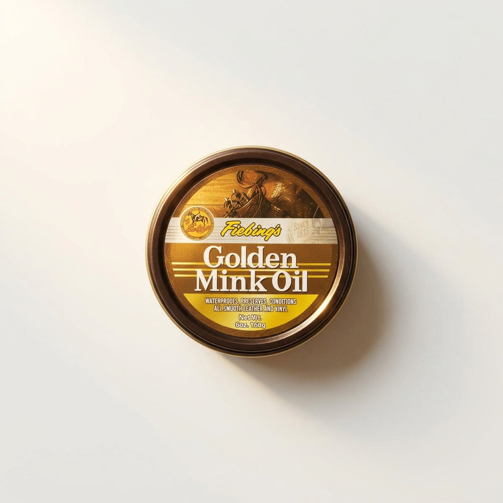 Fiebing’s Golden Mink Oil | Leather Preserver | Conditioning Paste for Smooth Leather