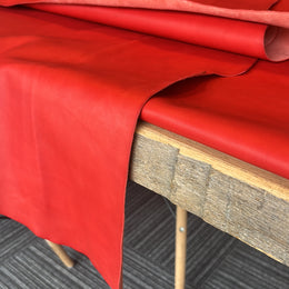 Skinny Pueblo Raspberry Red Leather - Vegetable Tanned (Premium)