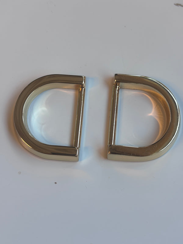 D-Ring Gold 25mm bag of two units