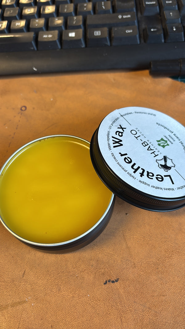 Olivenleder Leather Food Wax – Pure, Natural, and Safe for Leather & Skin