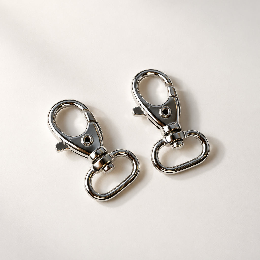 Musketonhaken Nickel 26 mm