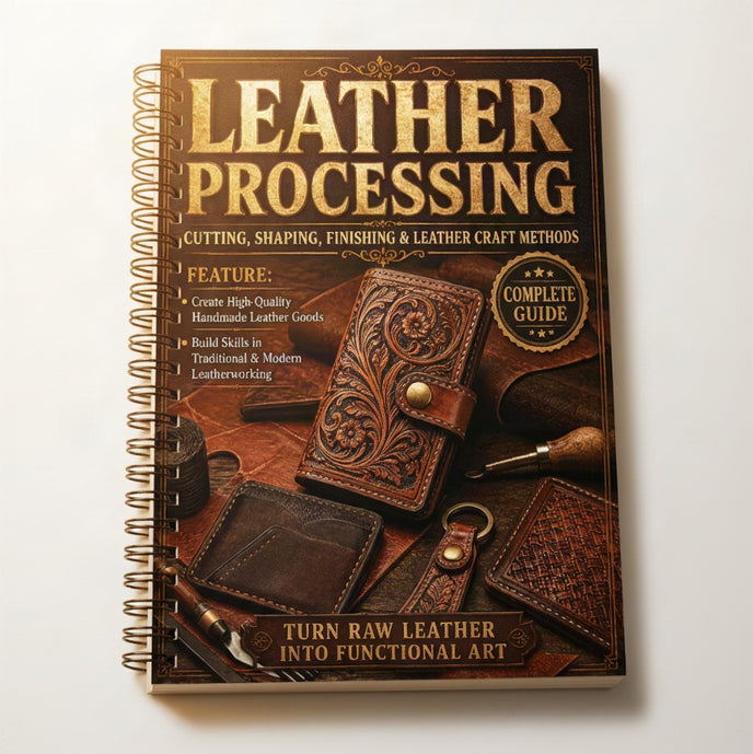 Leather Processing: Cutting, Shaping, Finishing & Leather Craft Methods (Complete Guide)
