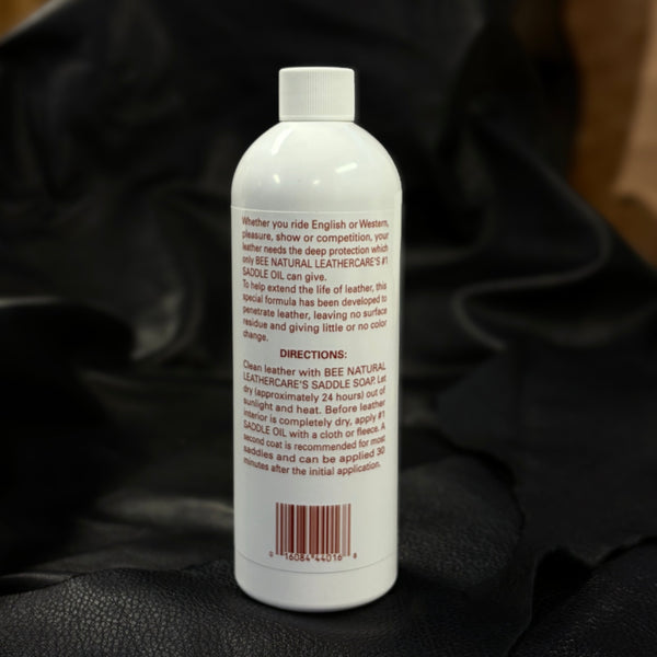 Bee Natural - Saddle Oil with Added Protection - 16 Oz.
