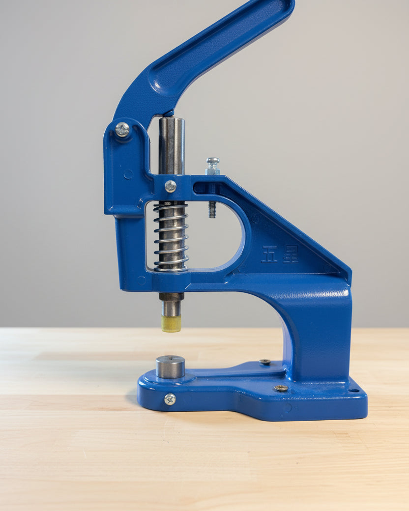 Manual reinforced Grommet Hand Press for Eyelets (Up to 12mm) – Steel Bench-Mount