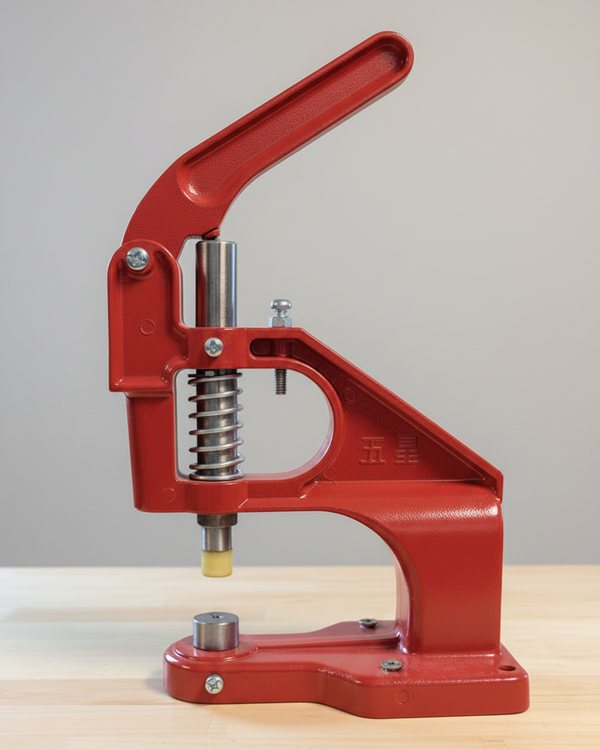 Manual reinforced Grommet Hand Press for Eyelets (Up to 12mm) – Steel Bench-Mount