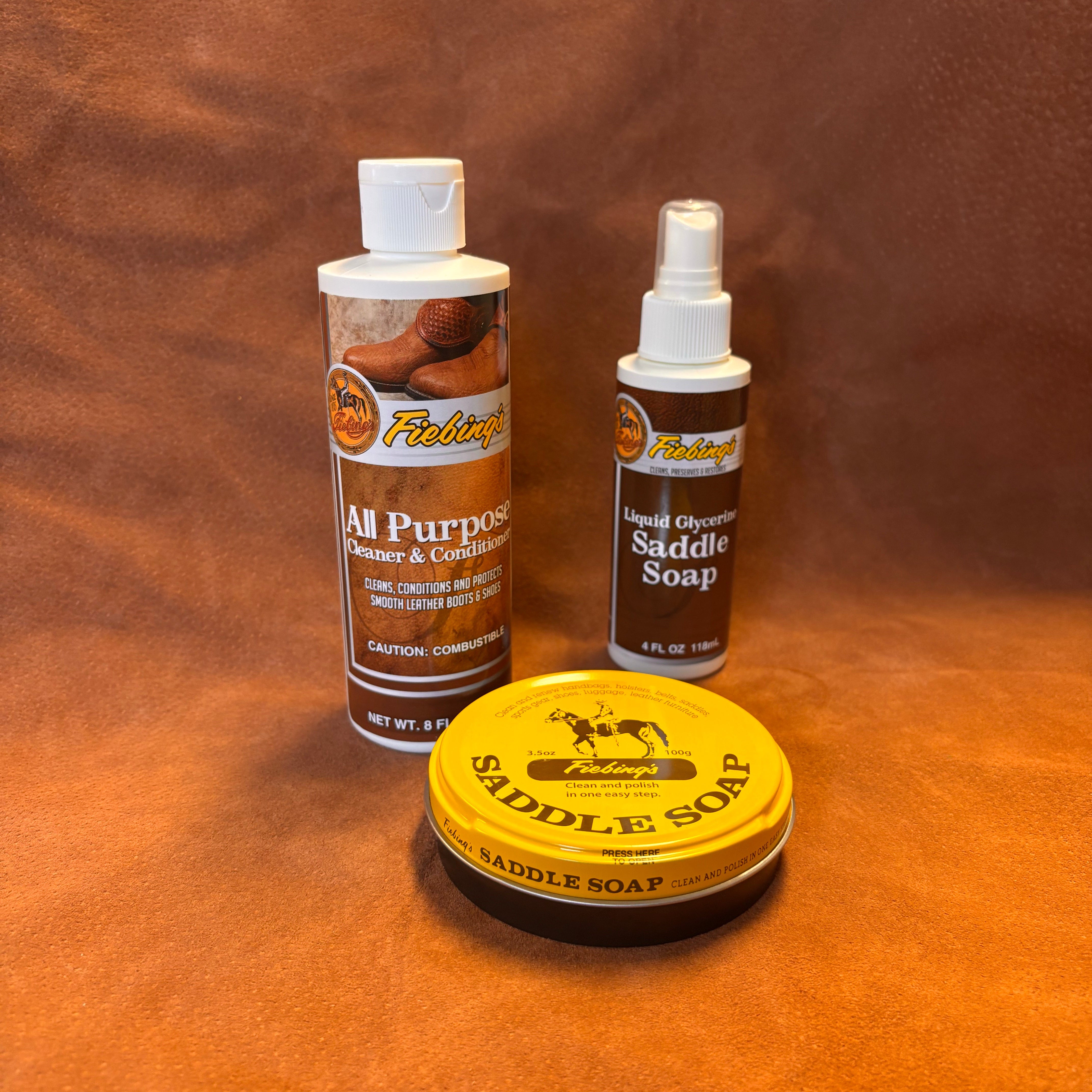 Fiebing's Leather Polish Semibundle – Leather Care Kit