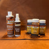 Fiebing’s Leather Polish & Dye Multi Bundle – Glycerine Saddle Soap, All Purpose Cleaner  Conditioner, 3× Pro Dye (Your Choice)
