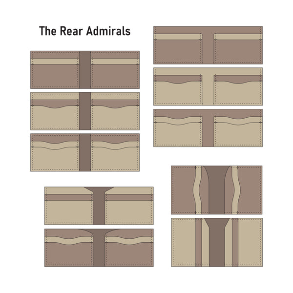 The Admiral Wallets | Advanced Wallet Pattern PDF