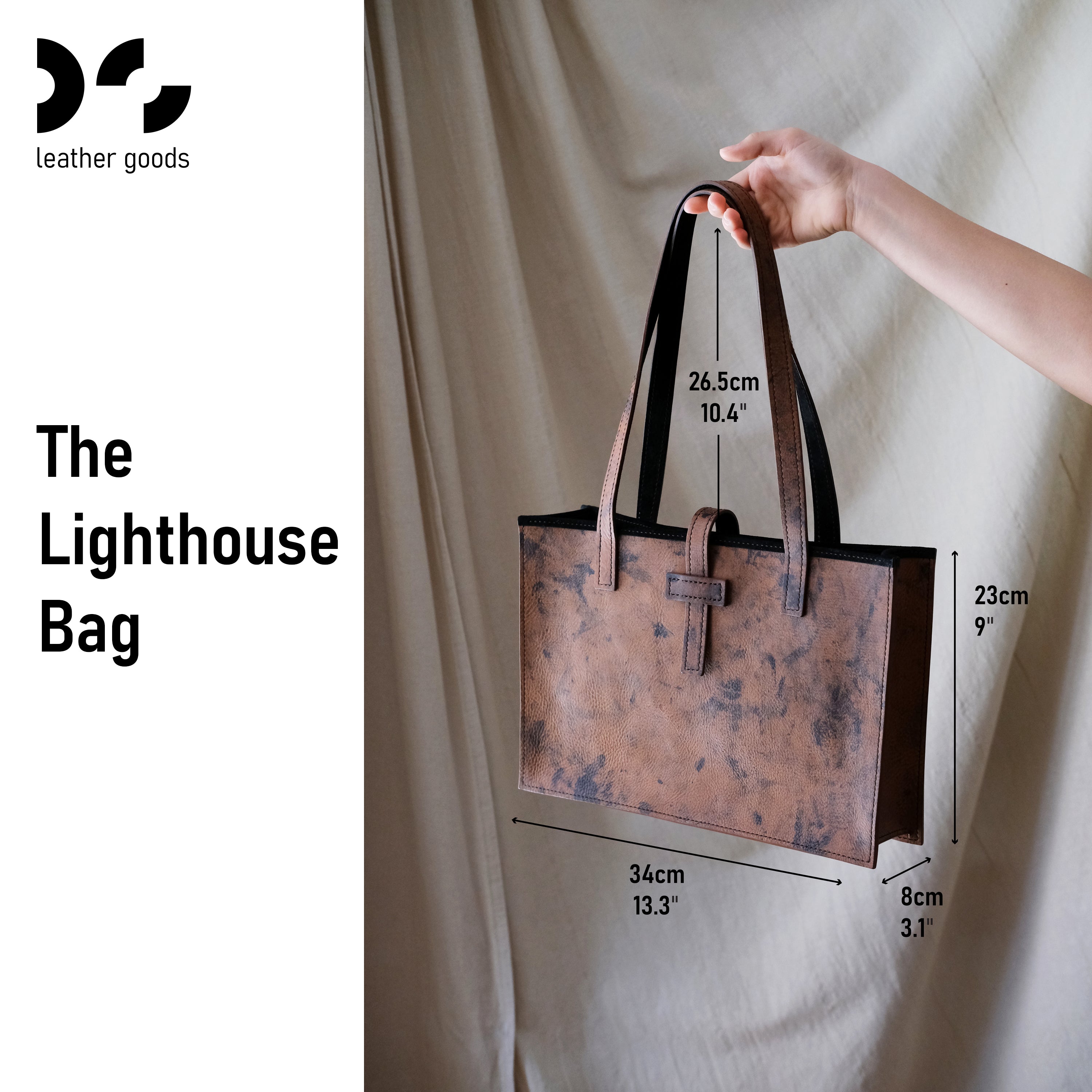 The Lighthouse Bag | Advanced Leather Bag Pattern