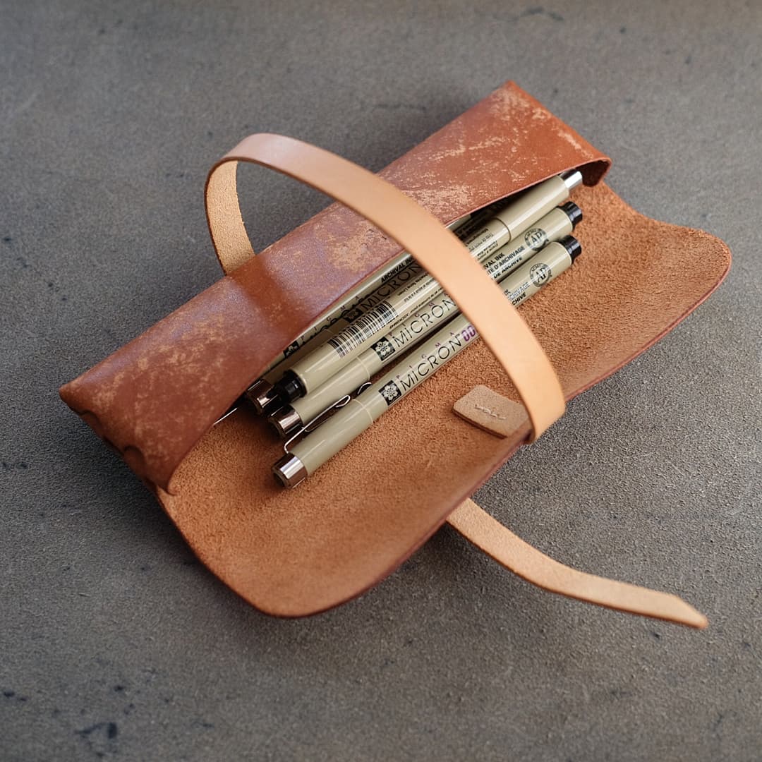 The Mast Pencil Case | Beginner Leather Case Pattern