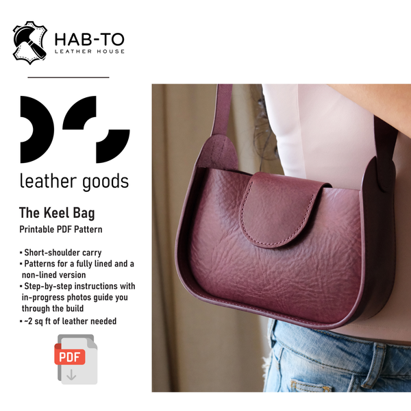 The Keel Bag | Advanced Leather Bag Pattern