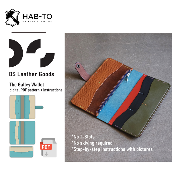 The Gallery Wallet | Intermediate Leather Wallet Pattern