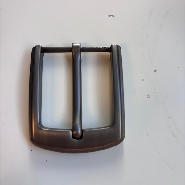 Modern metallic belt buckle, 40 mm