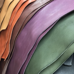 Vaccheta Leather Sample Pack - 8 Colors (10x10cm) - Premium Italian