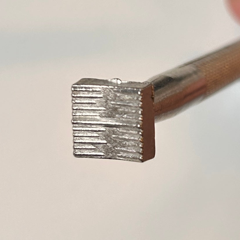 Embossed Stamp X507 - Leather Carving Tool - Vegetable-Tanned Leather