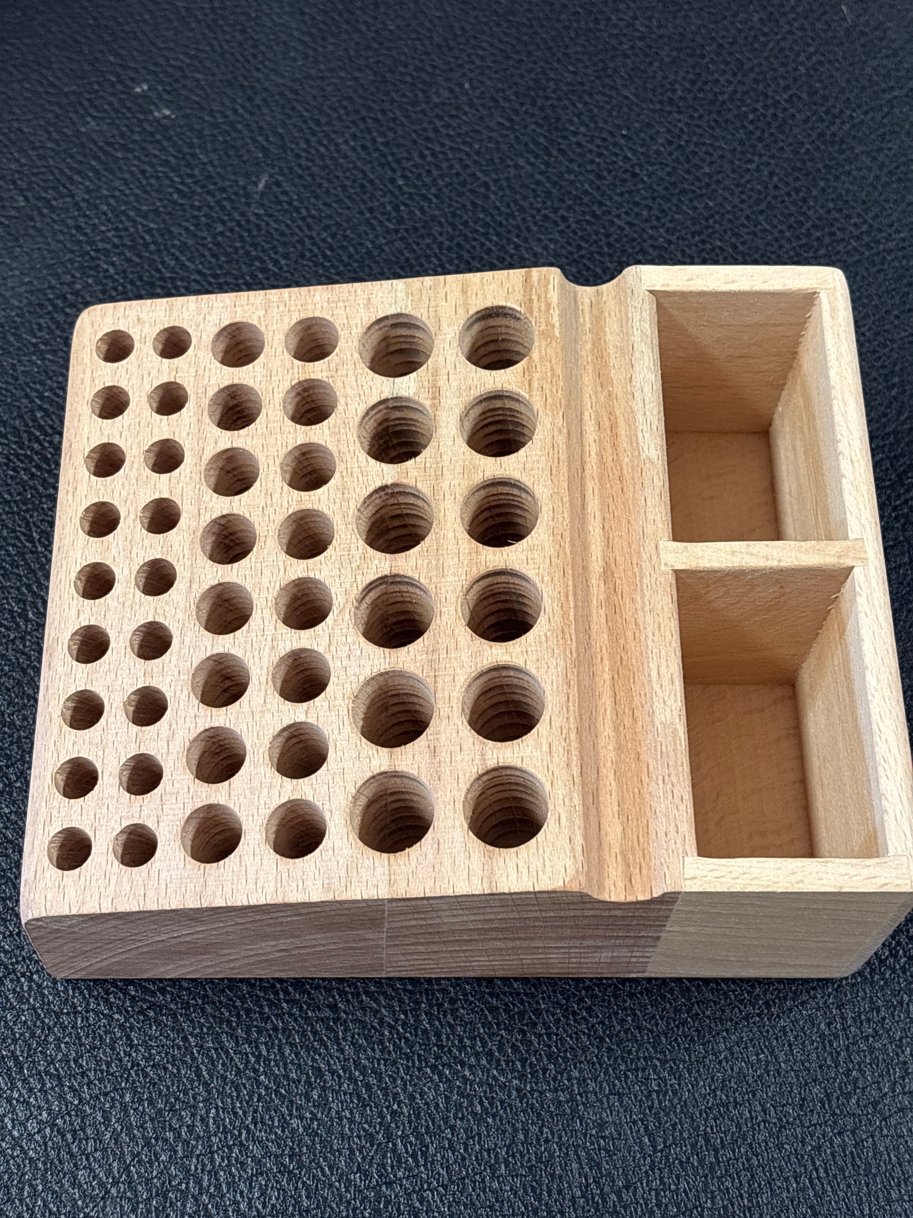 Wooden Leather crafting Tooling holder