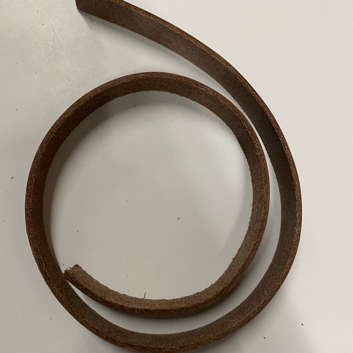 Full vegetable tanned Leather strap handles (120 cm ) - tuigleer for belts