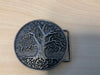 Life-tree belt-buckle round