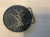 Life-tree belt-buckle round