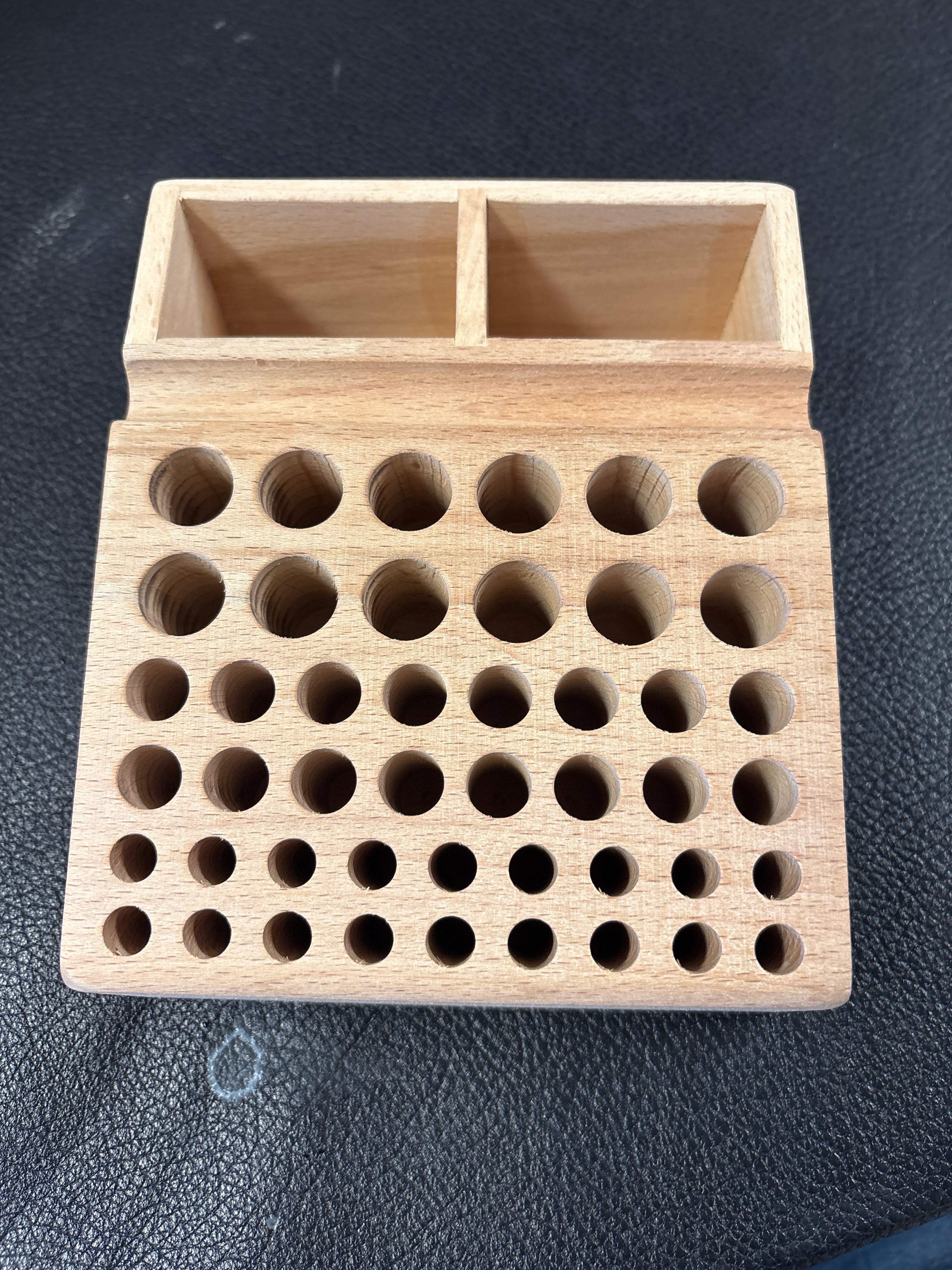 Wooden Leather crafting Tooling holder