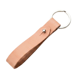 DIY Leather Key Fob Kit (Vegetable-Tanned)