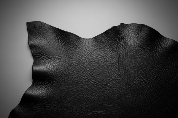 shrunken black shoulders vegetable tanned leather