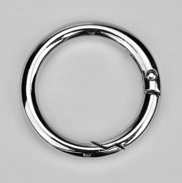 Spring ring clasp Nickel 30 mm