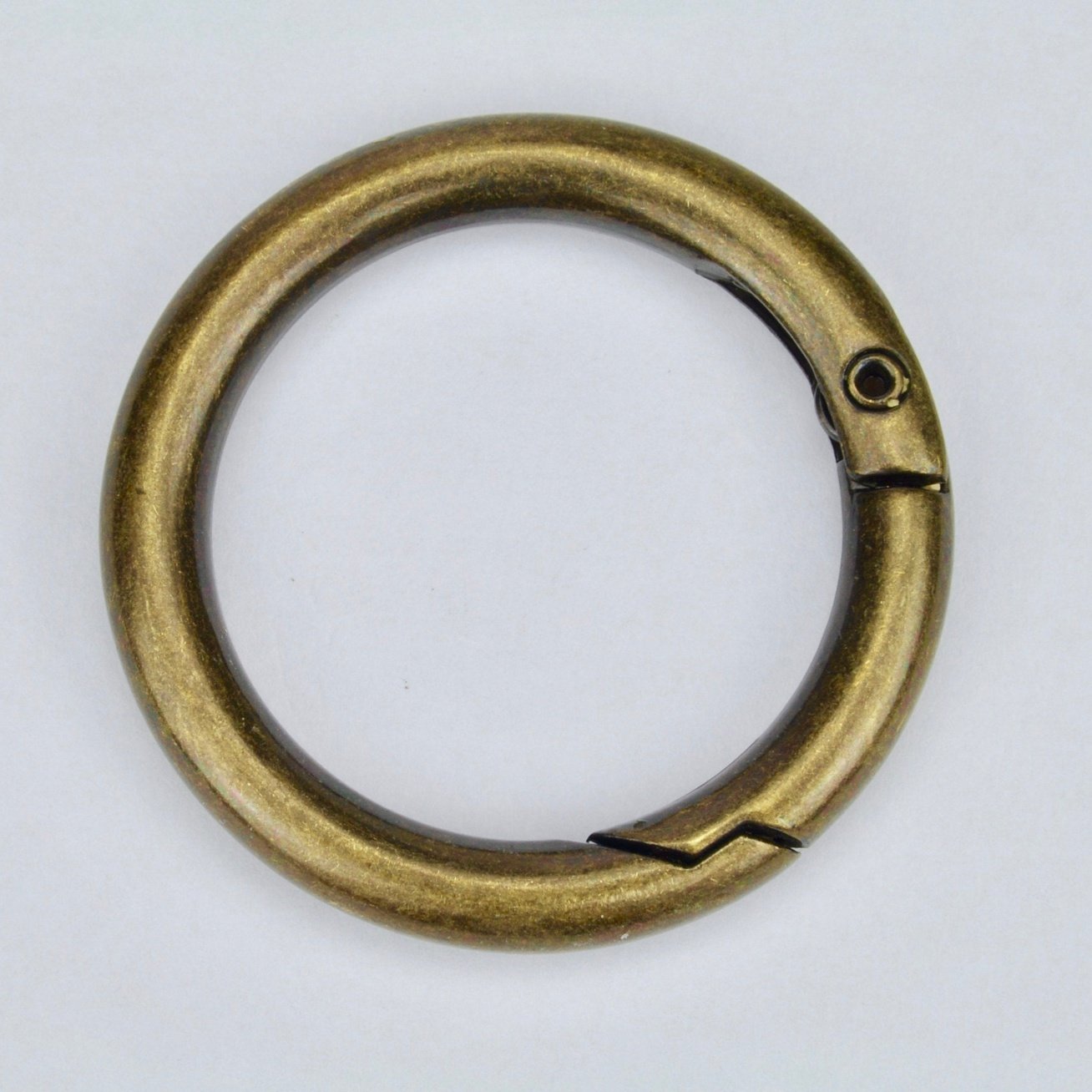 Spring ring clasp Old Gold 30 mm