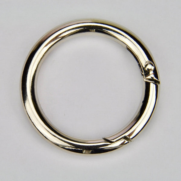 Spring ring clasp Nickel 35 mm