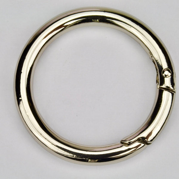 Spring ring clasp Nickel 40 mm