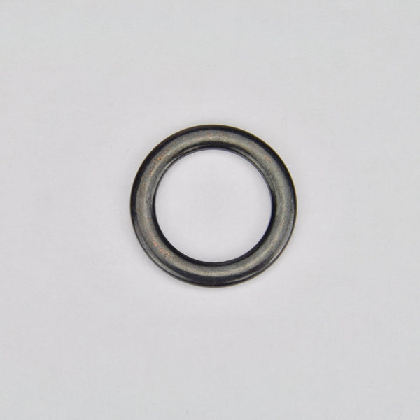 Ring Flat Gun Metal 18 mm