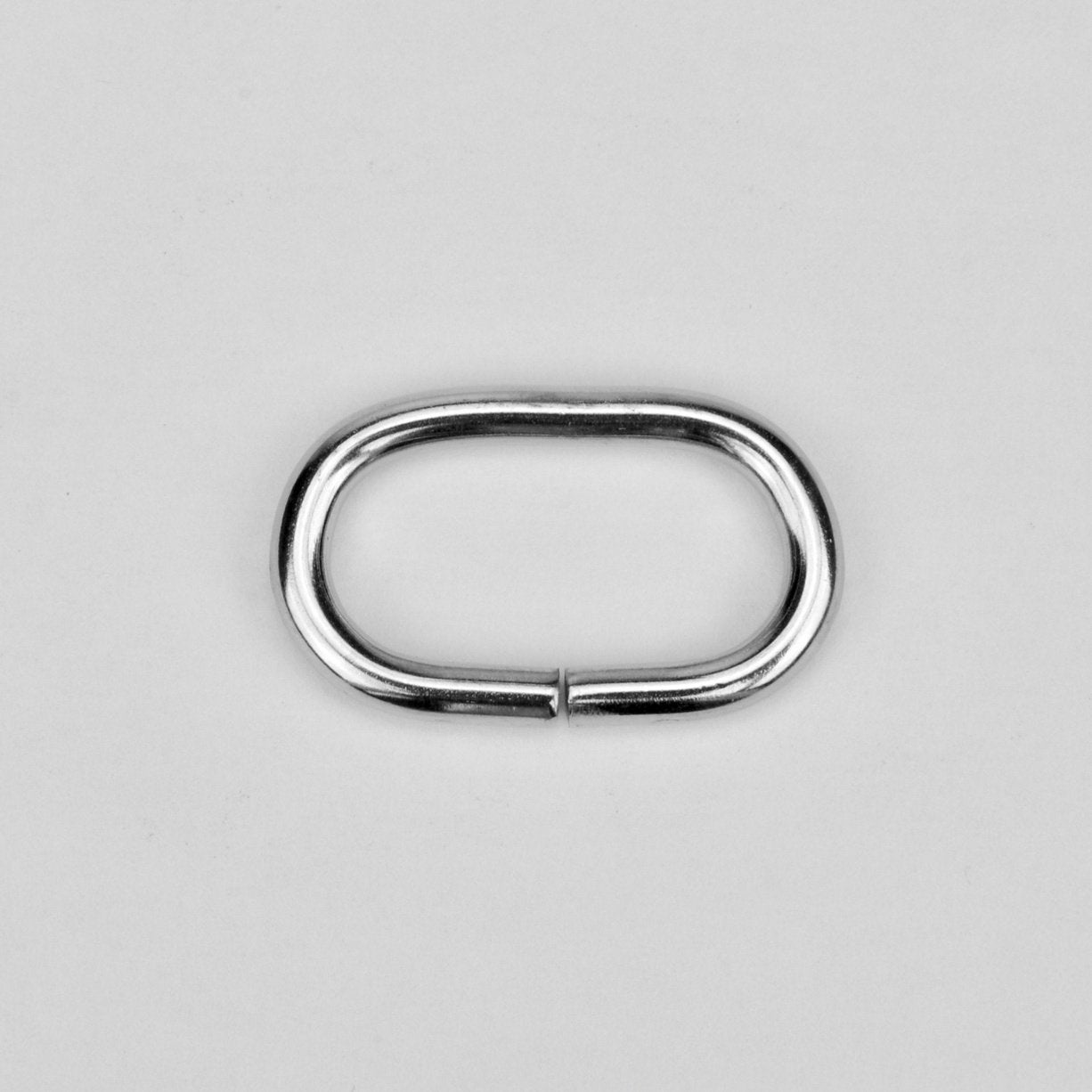 Oval Ring Nickel 22 mm