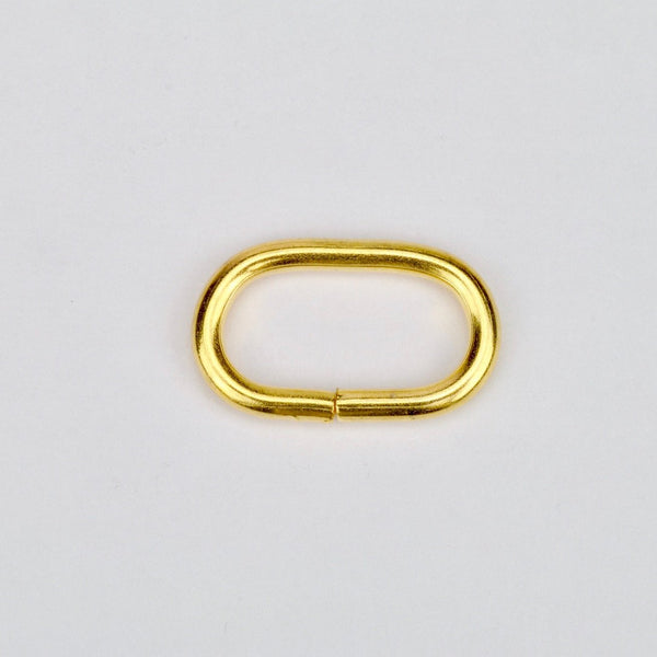 Oval Ring Gold 22 mm