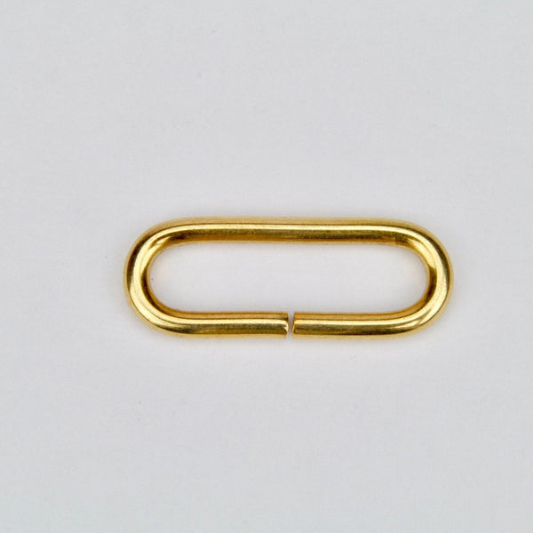 Oval Ring Gold 28 mm