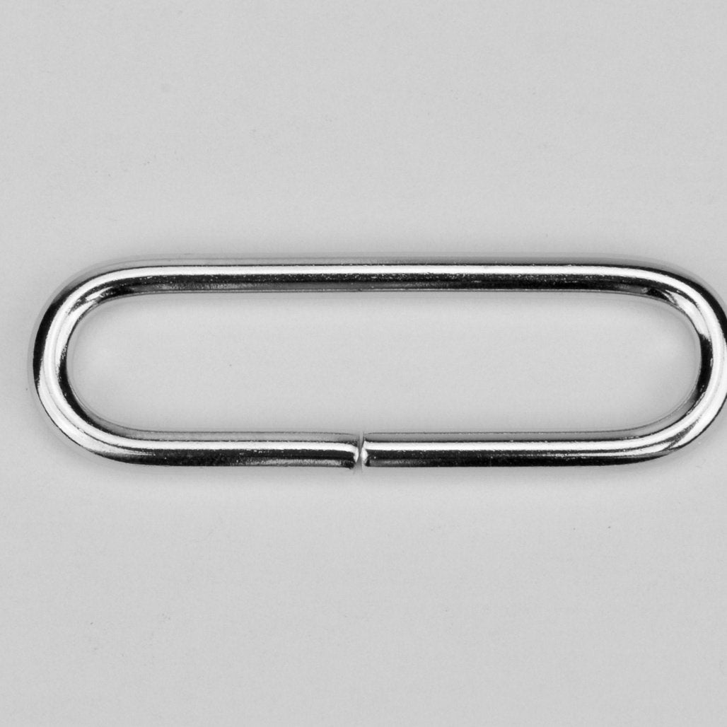 Oval Ring Nickel 40 mm