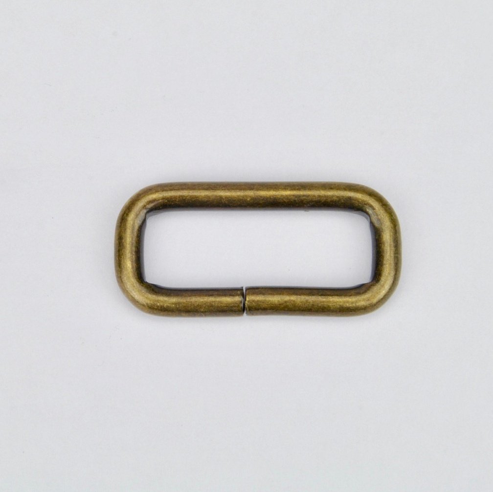 Rectangular Ring Old Gold 30 mm