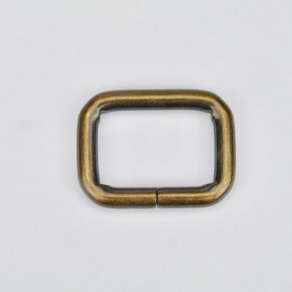 Rectangular Ring Old Gold 30 mm