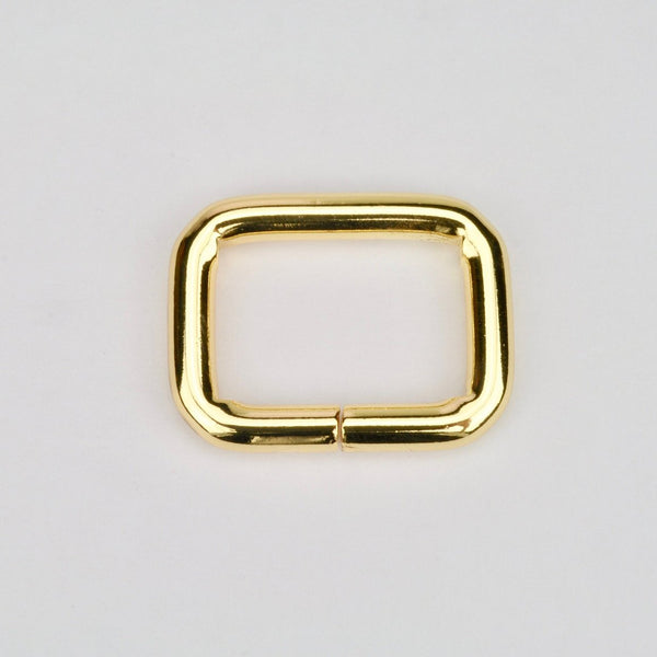 Rectangular Ring Gold 30 mm