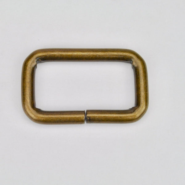 Rectangular Ring Old Gold 40 mm