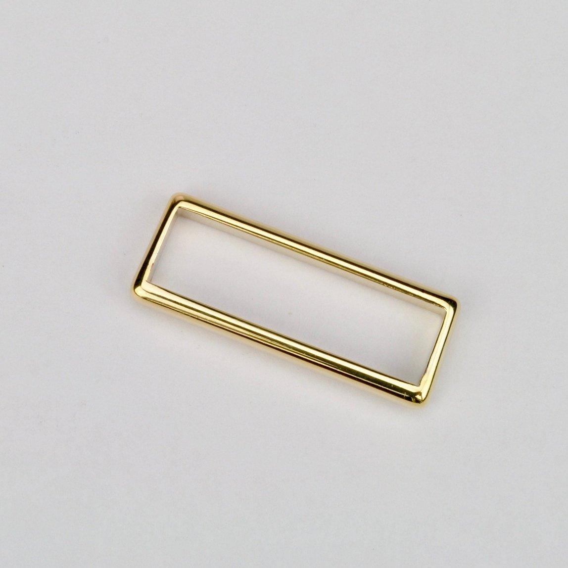 Rectangular metal buckle Gold 30 mm