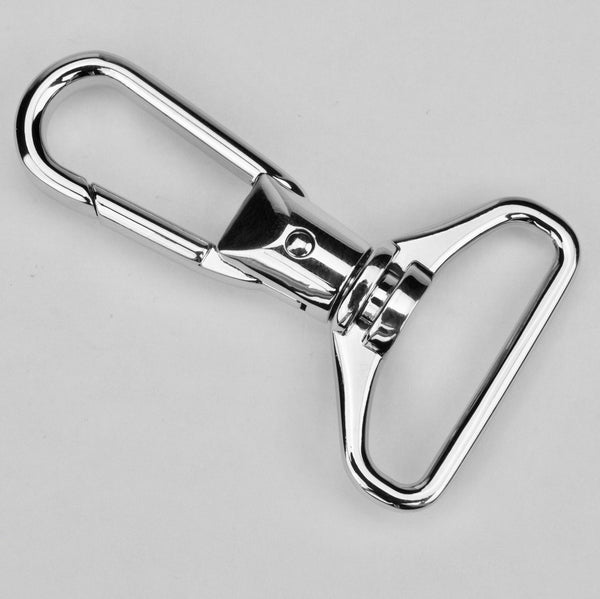 Musketon hook Nickel 30 mm