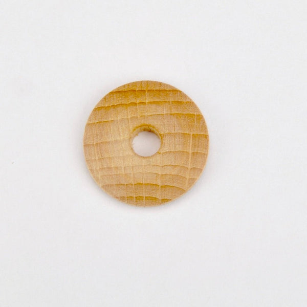 Wooden button ring 25 mm