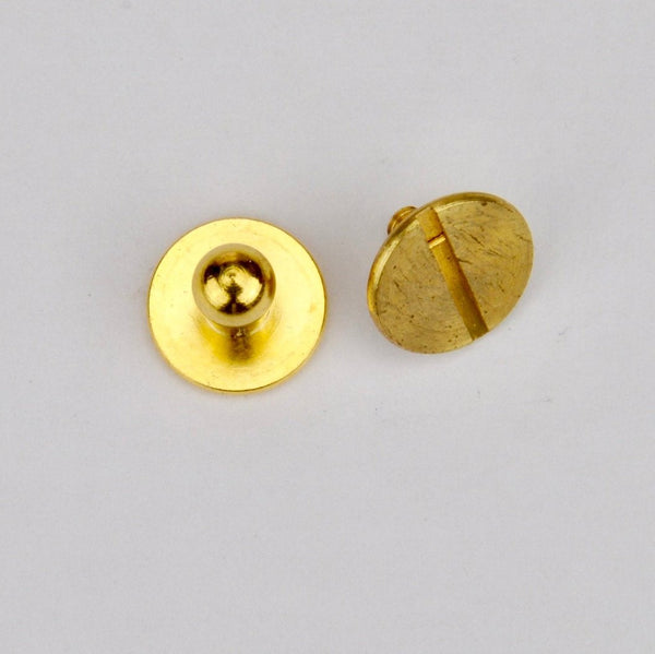 Rifle button Gold 4.5 mm