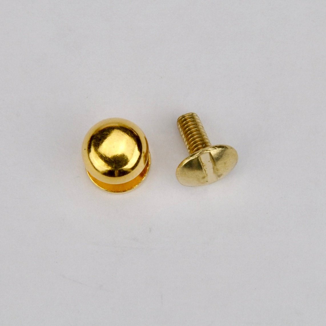 Rifle button Gold 7.8 mm