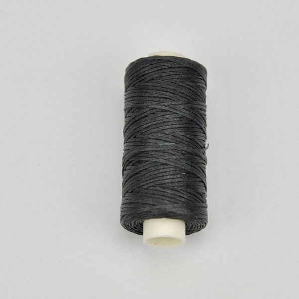 Waxed Polyester Thread Anthracite Gray