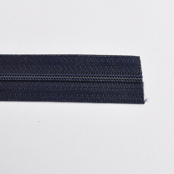 Zipper Nylon Plastic Dark Blue 4 mm