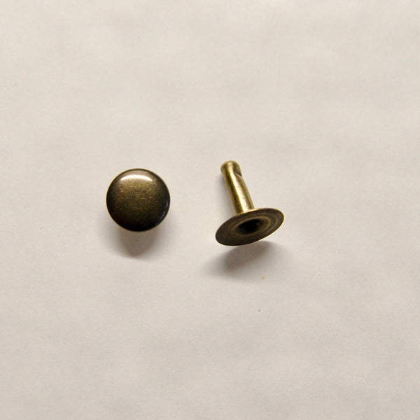 Double cap rivet 34-10 Old Gold